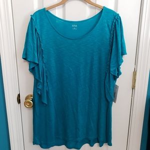 a.n.a. short sleeve top XL
